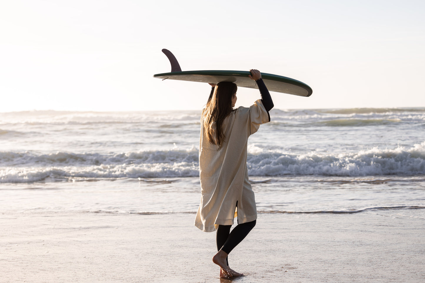 Moroccan Beach Poncho - Pearl Edition