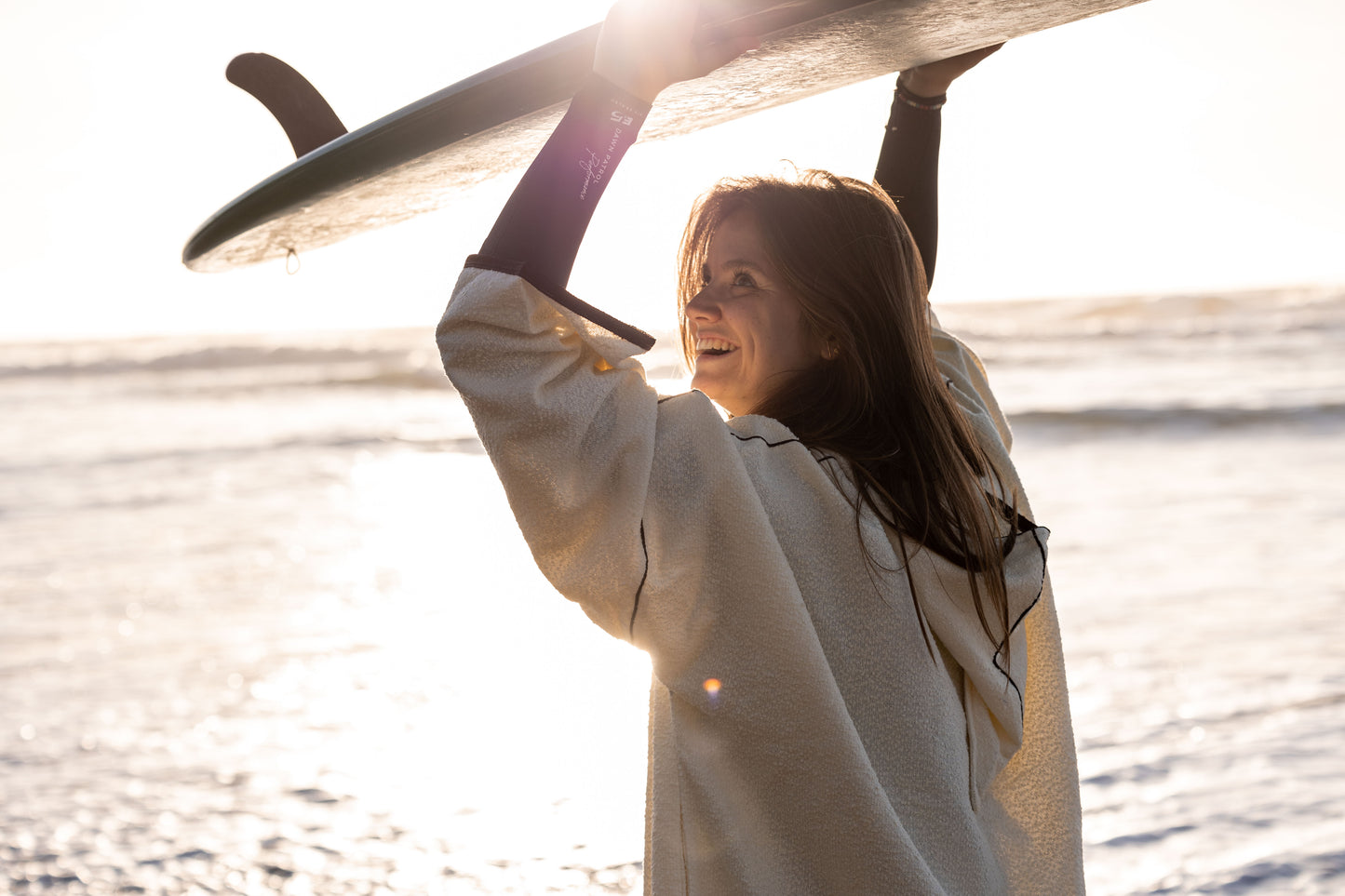 Moroccan Beach Poncho - Pearl Edition