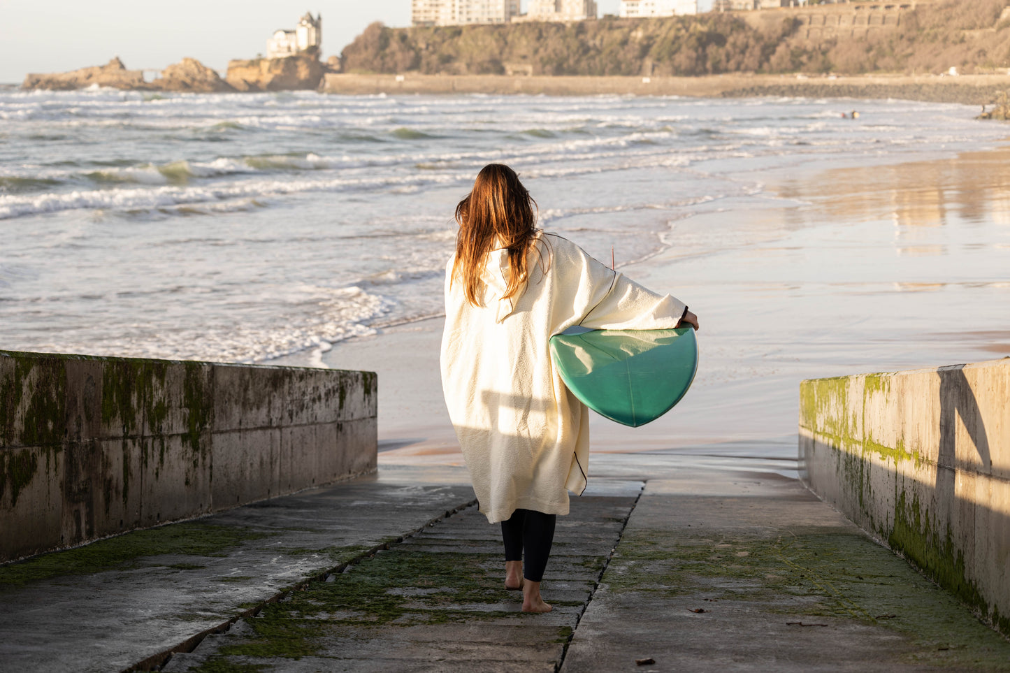 Moroccan Beach Poncho - Pearl Edition