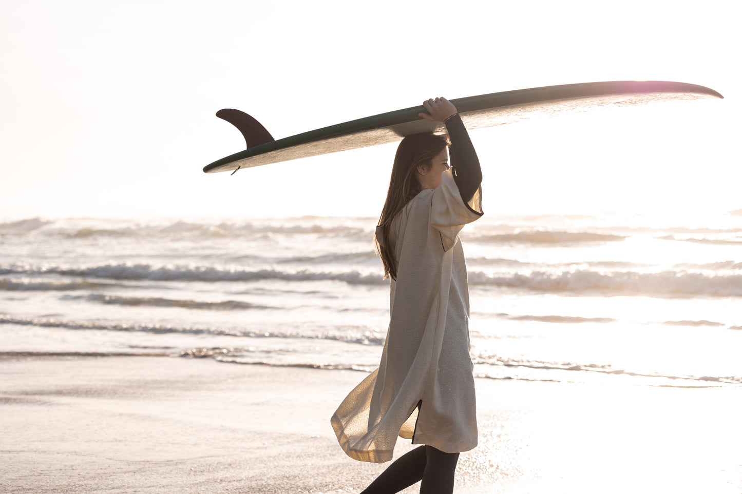 Moroccan Beach Poncho - Pearl Edition